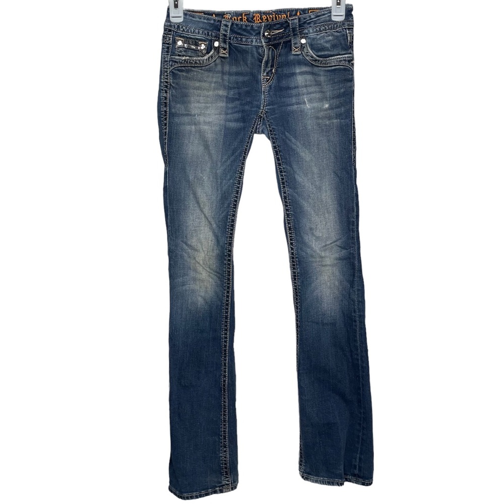 Rock Revival bootcut jeans Anett medium wash size 26 western country wear